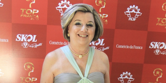 A primeira-dama de Franca, Diva Faleiros Franco da Rocha
